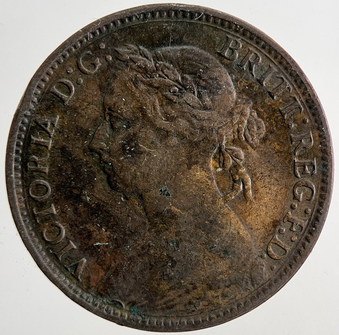 1886 Victoria Farthing Coin | Fine Collectable Grade | a6797