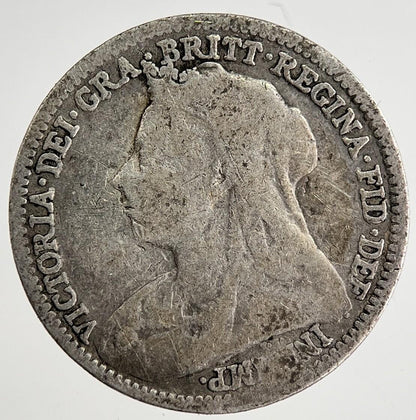 1893 Victoria Threepence Silver Coin | Collectable Grade | a8471