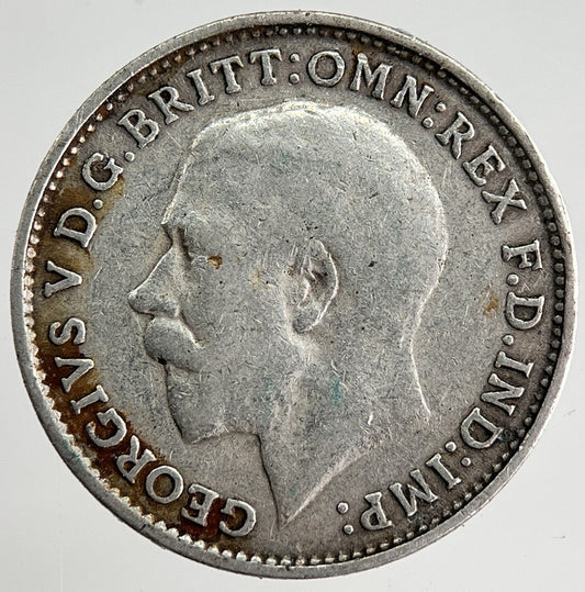 1914 George V Threepence Silver Coin | Fine Collectable Grade | a8443