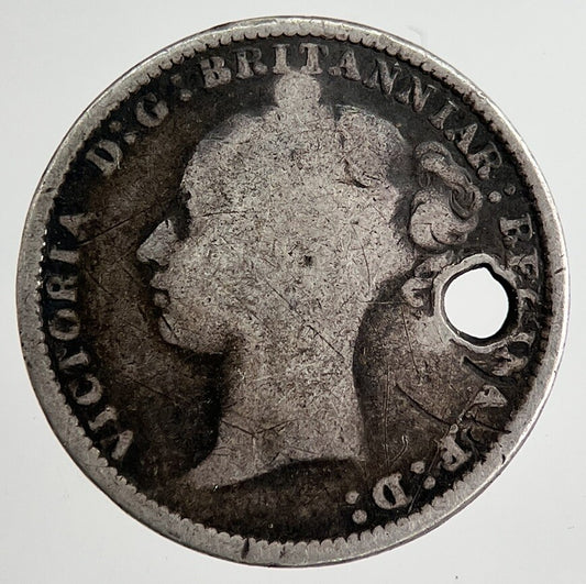 British Victoria Threepence Silver Coin | Collectable Grade | a8483