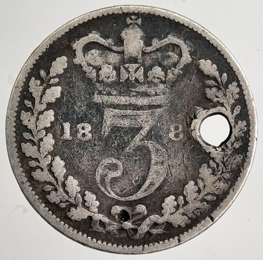 British Victoria Threepence Silver Coin | Collectable Grade | a8483