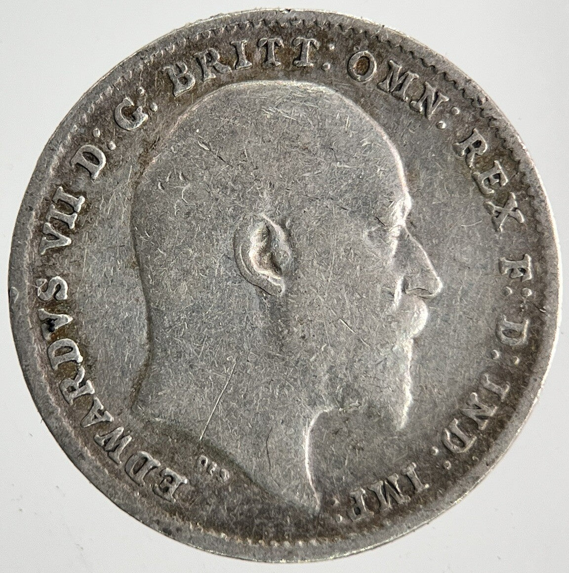 1902 Edward VII Threepence Silver Coin | Fine Collectable Grade | a6875