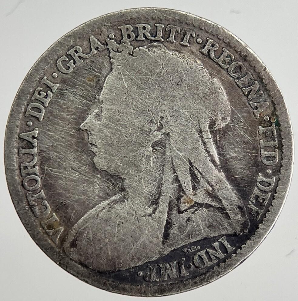 1895 Victoria Threepence Silver Coin | Collectable Grade | a8472