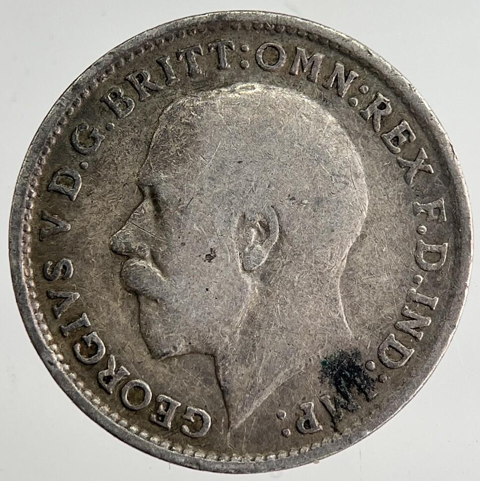 1919 George V Threepence Silver Coin | Fine Collectable Grade | a8449
