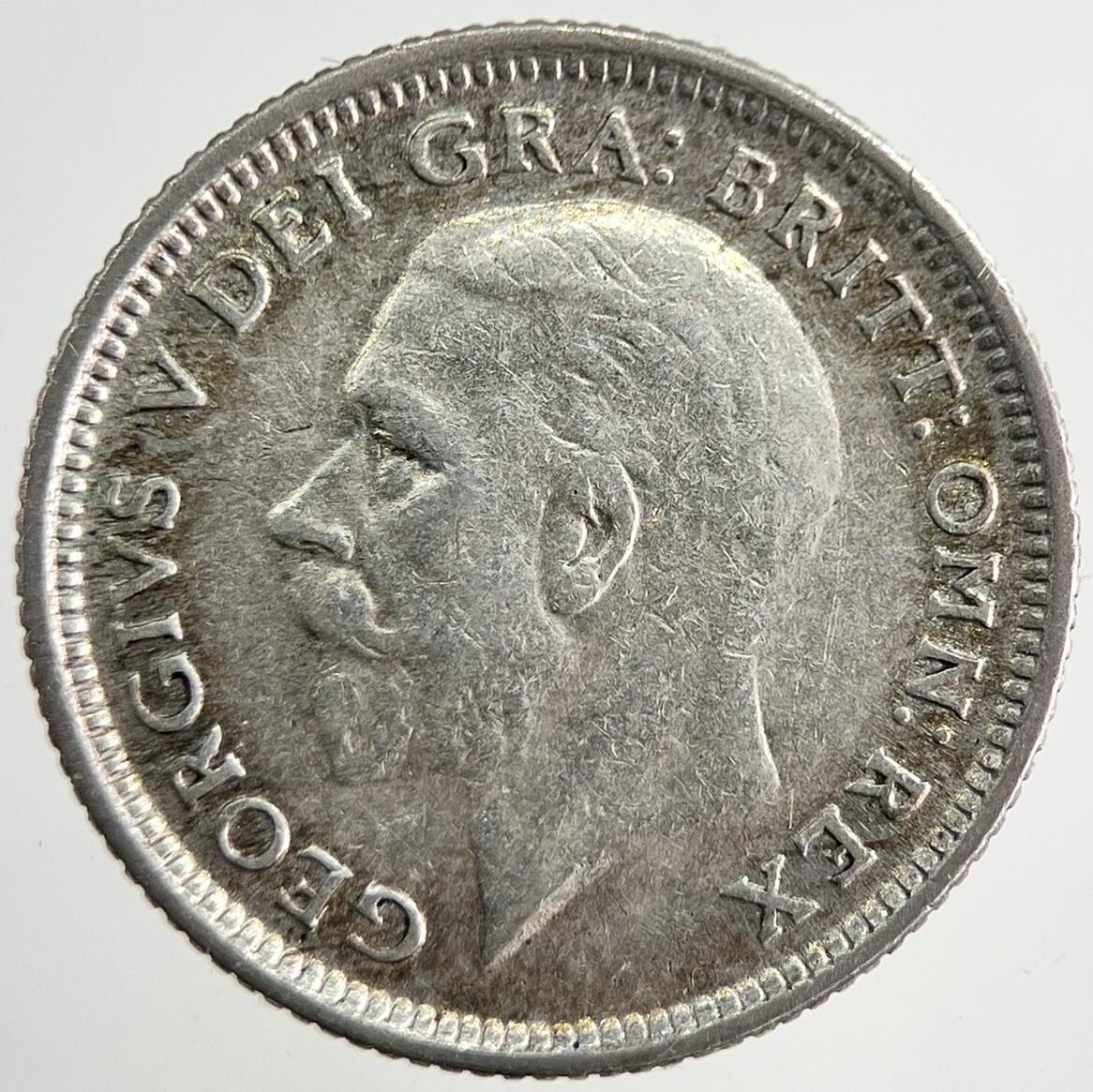 1926 George V Sixpence Silver Coin | Very High Grade | a8512