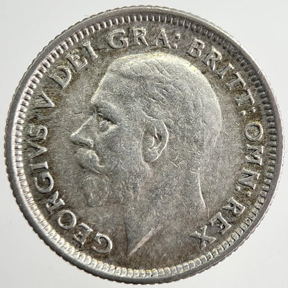 1926 George V Sixpence Silver Coin | Very High Grade | a8512
