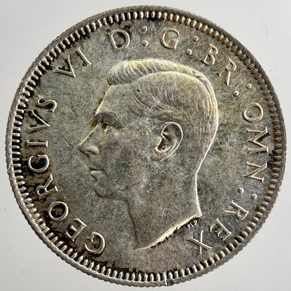 1941 George VI British Shilling Silver Coin | Very Fine Grade | a8353