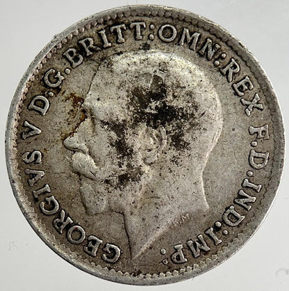 1917 George V Threepence Silver Coin | Fine Collectable Grade | a8447