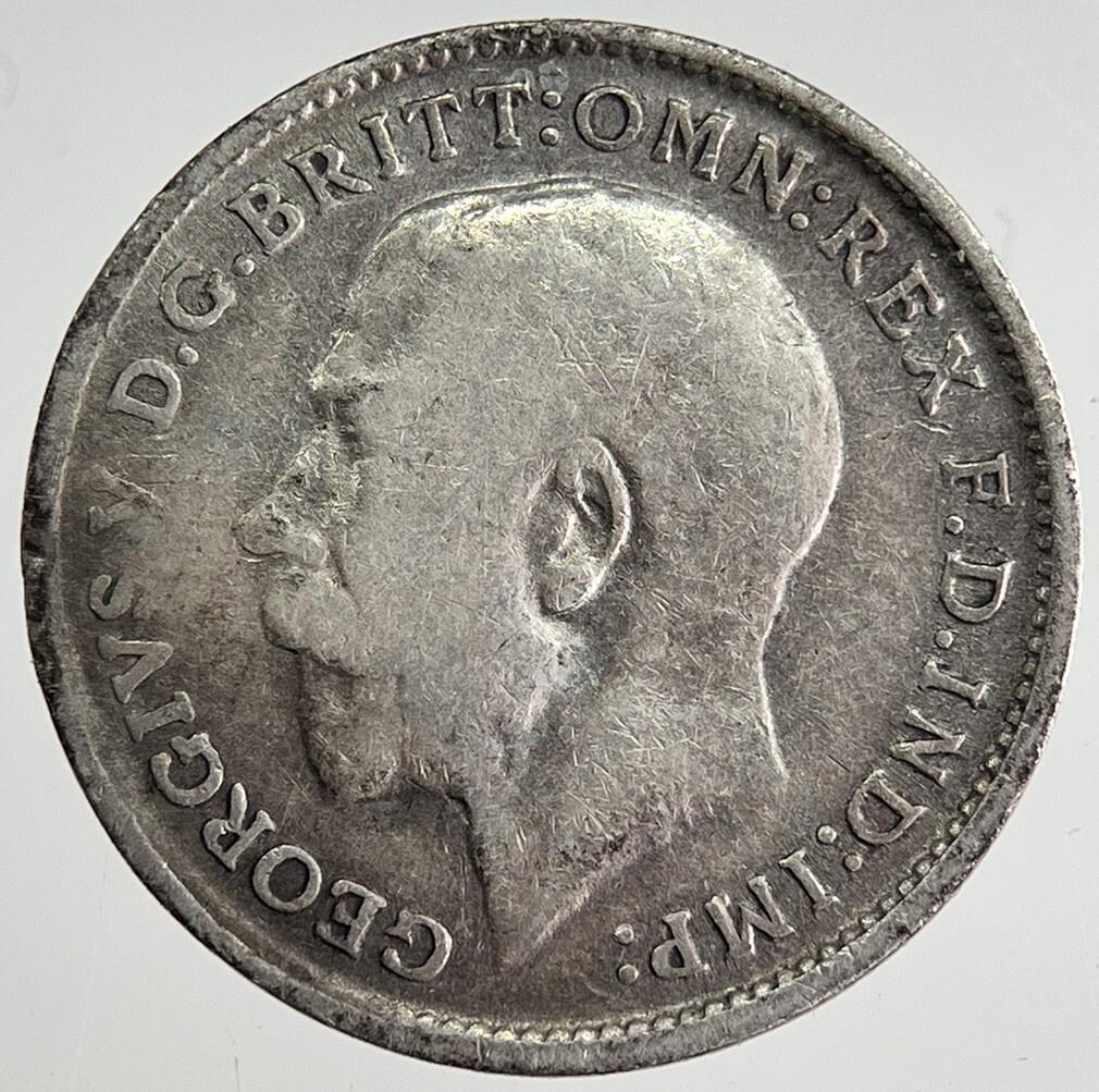 1911 George V Threepence Silver Coin | Fine Collectable Grade | a8442
