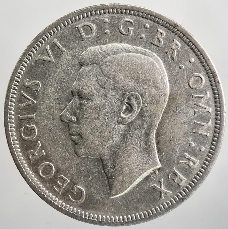 1938 George VI Half-Crown Silver Coin | Fine Collectable Grade | a737