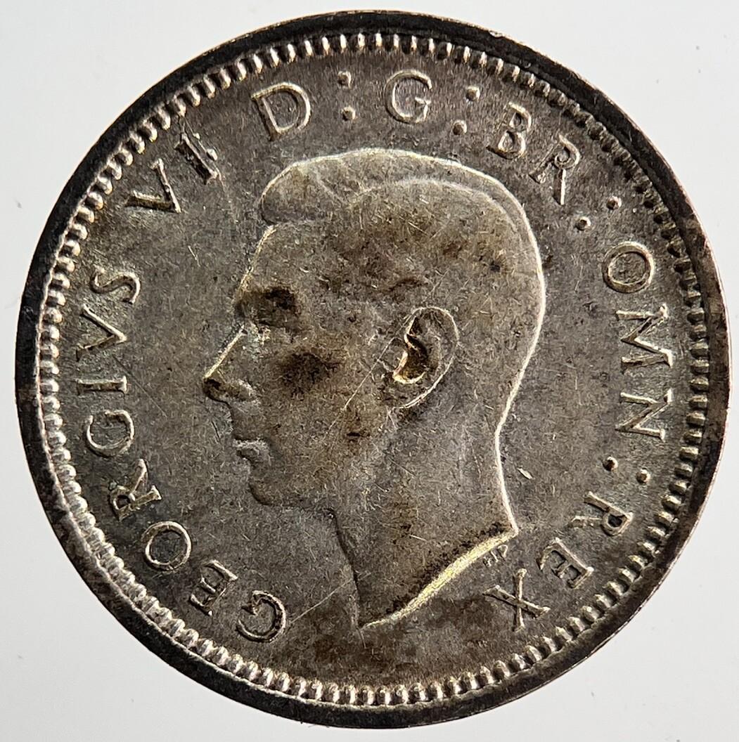 1941 George VI Threepence Silver Coin | Fine Collectable Grade | a6384