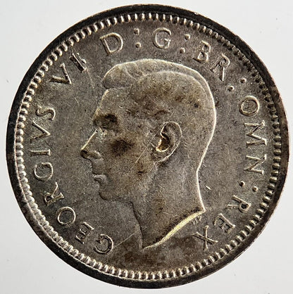 1941 George VI Threepence Silver Coin | Fine Collectable Grade | a6384