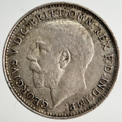 1915 George V Threepence Silver Coin | Very High Grade | a8430