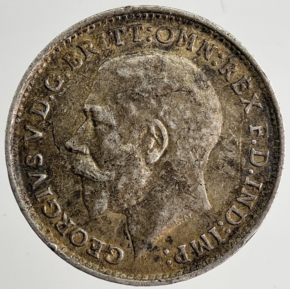 1916 George V Threepence Silver Coin | Very High Grade | a8440