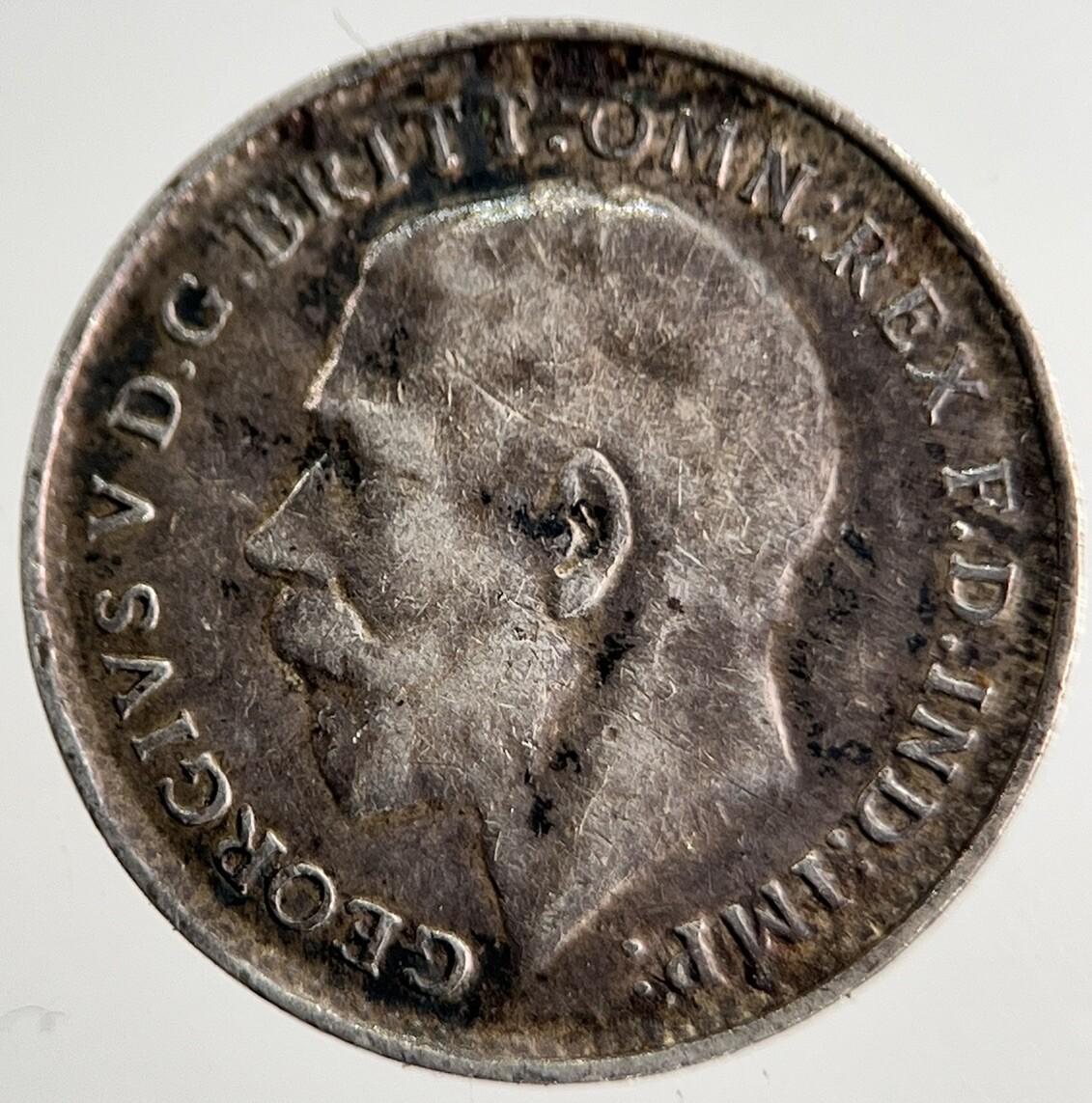 1917 George V Threepence Silver Coin | Very High Grade | a8433