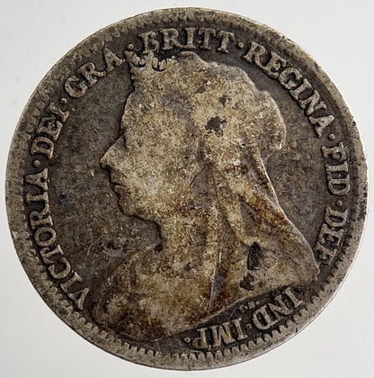 1896 Victoria Threepence Silver Coin | Fine Collectable Grade | a8500