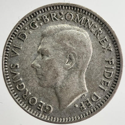 1952 Australia Threepence Silver Coin | Fine Collectable Grade | a8519