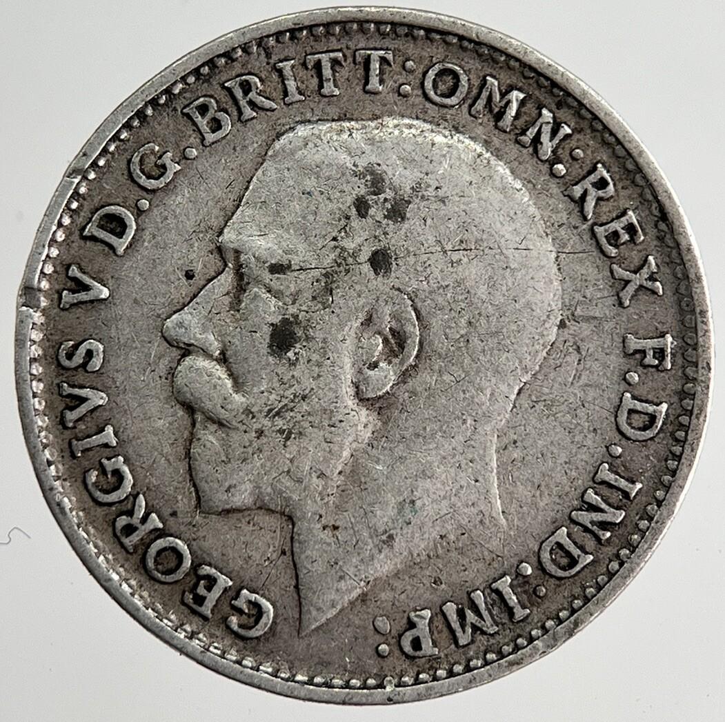 1914 George V Threepence Silver Coin | Collectable Grade | a8454