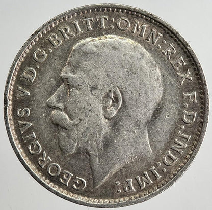 1916 George V Threepence Silver Coin | Very High Grade | a8439