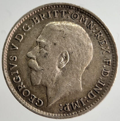 1915 George V Threepence Silver Coin | Very High Grade | a8431