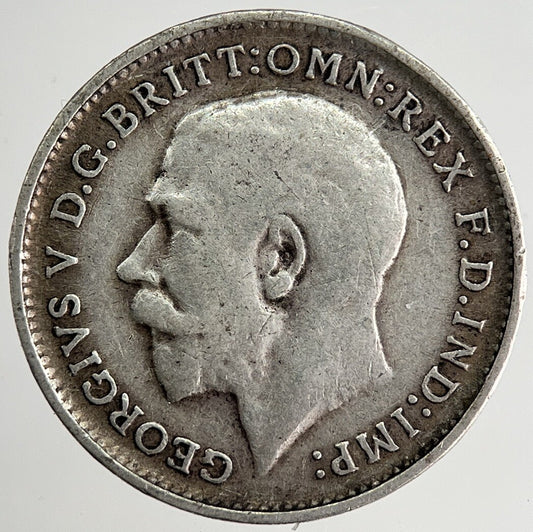 1914 George V Threepence Silver Coin | Fine Collectable Grade | a8444