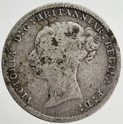 1886 Victoria Threepence Silver Coin | Collectable Grade | a8482