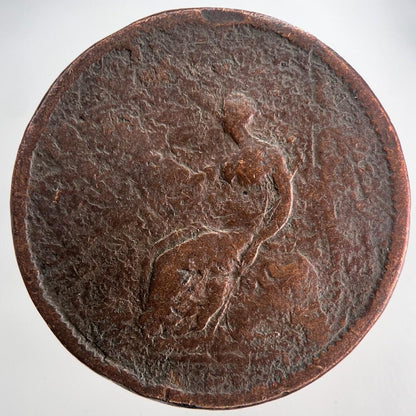 British George III 3rd One Penny Coin | Fair Grade | a6872