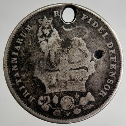 British George IV Shilling Silver Coin | Collectable Grade | a8461