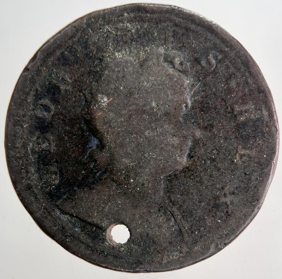 1721 George I 1st Half-Penny Coin | Collectable Grade | a6874