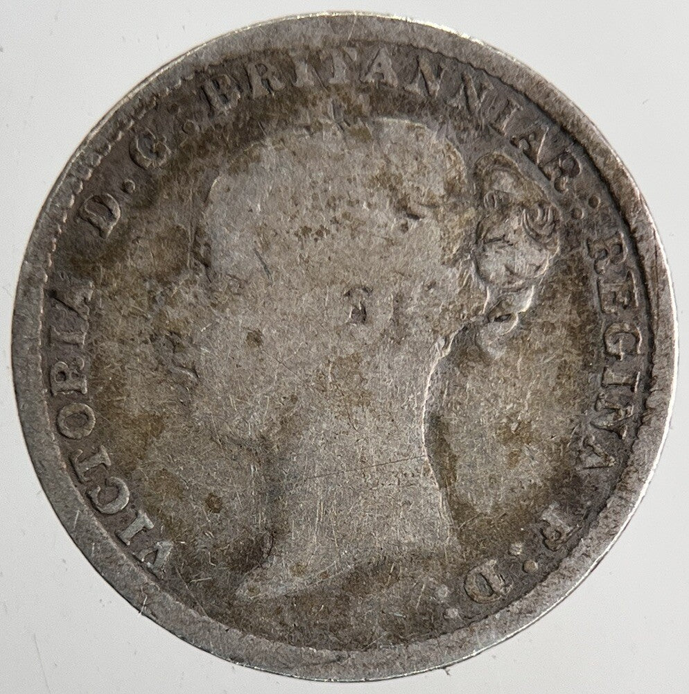 1884 Victoria Threepence Silver Coin | Collectable Grade | a6890
