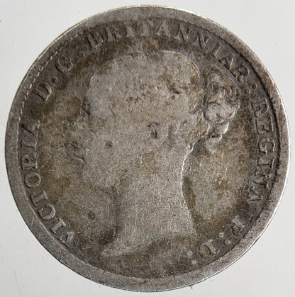 1884 Victoria Threepence Silver Coin | Collectable Grade | a6890