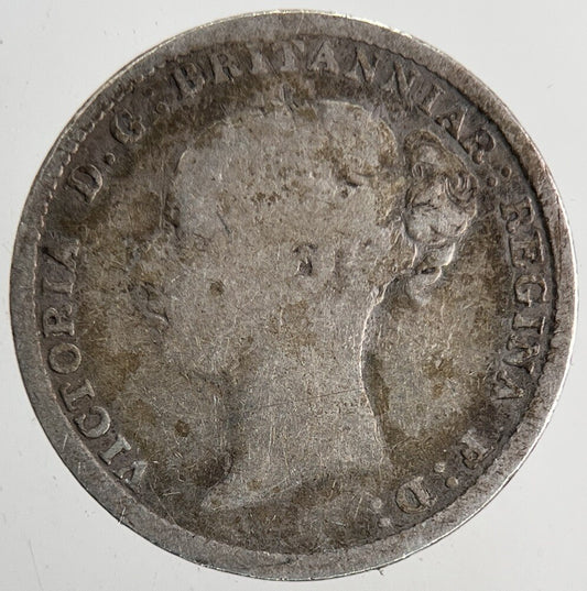 1884 Victoria Threepence Silver Coin | Collectable Grade | a6890