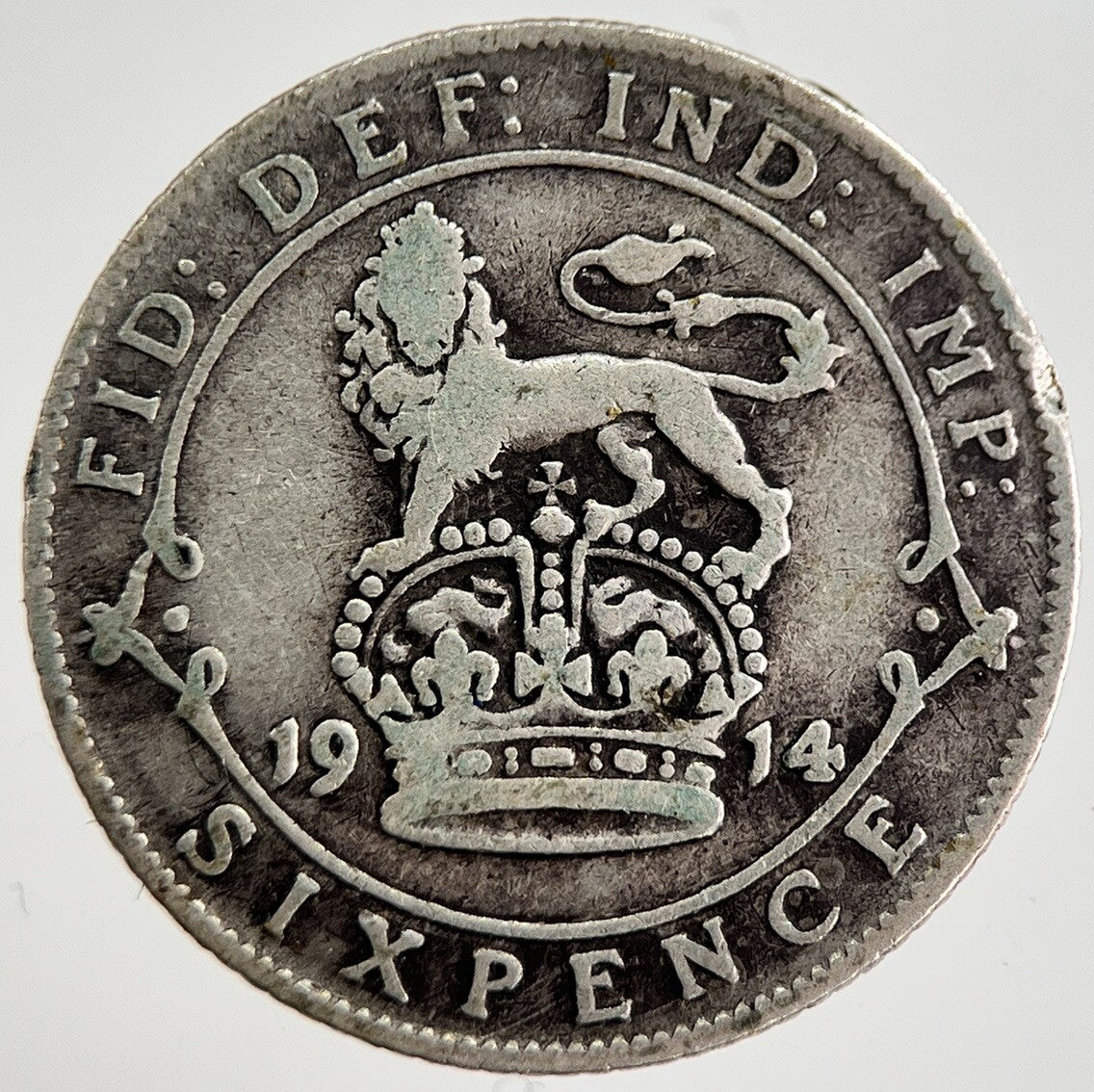 1914 George V Sixpence Silver Coin | Collectable Grade | a8514
