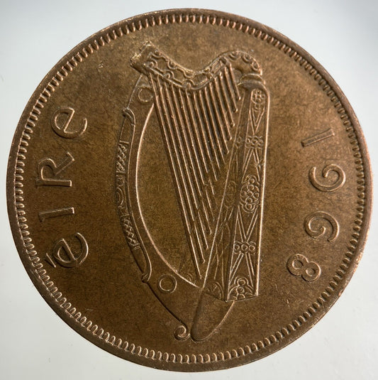 1968 Irish One Penny Coin | Very High Grade