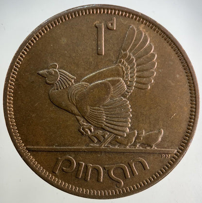 1968 Irish One Penny Coin | Very High Grade