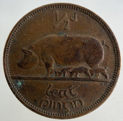 1942 Irish Half-Penny Coin | Fine Collectable Grade