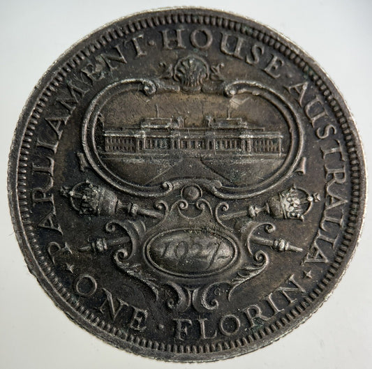 1927 Australia Florin Silver Coin | Very High Grade
