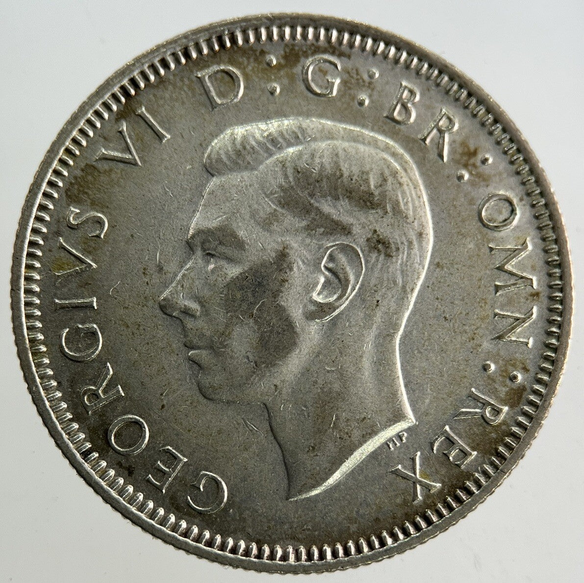 1944 George VI Shilling Silver Coin | Very High Grade