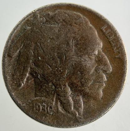 1930 US USA Buffalo Nickel Coin | Fine Collectable Grade