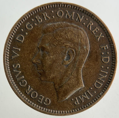 1939 George VI Wren Farthing Coin | Very High Grade