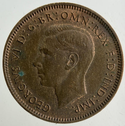 1941 George VI Wren Farthing Coin | Very High Grade