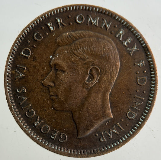 1943 George VI Wren Farthing Coin | Very High Grade