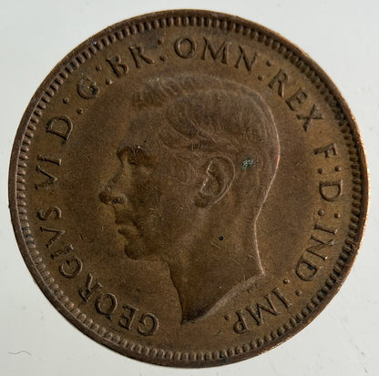 1945 George VI Wren Farthing Coin | Very High Grade