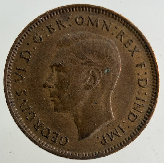 1945 George VI Wren Farthing Coin | Very High Grade