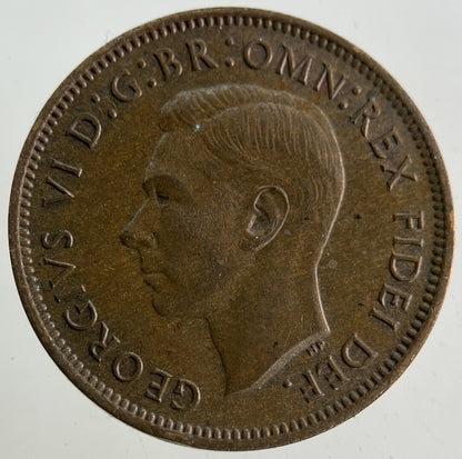 1949 George VI Wren Farthing Coin | Very High Grade