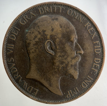 1903 Edward VII One Penny Coin | Fine Collectable Grade