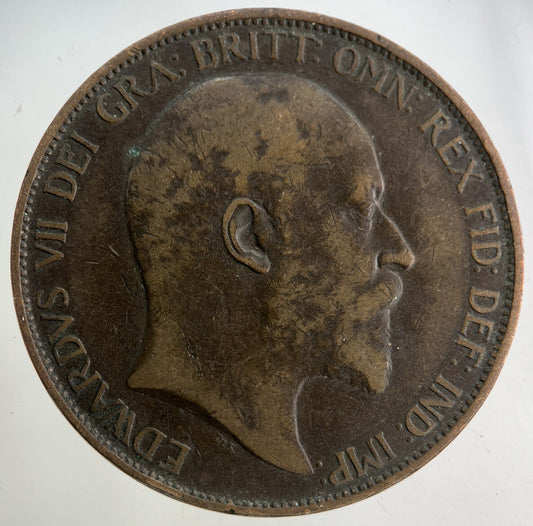 1903 Edward VII One Penny Coin | Fine Collectable Grade