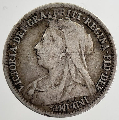 1899 Victoria Threepence Silver Coin | Fine Collectable Grade | a8821