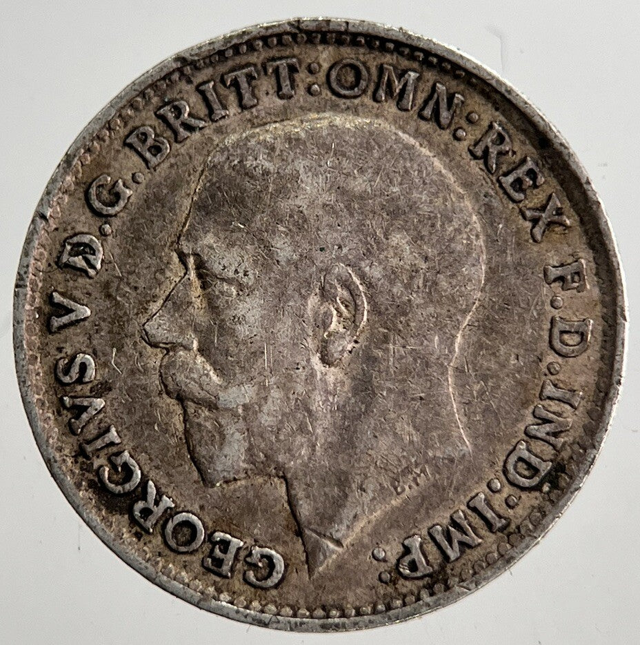 1919 George V Threepence Silver Coin | Fine Collectable Grade | a8628