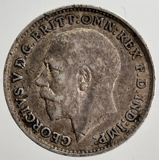 1919 George V Threepence Silver Coin | Fine Collectable Grade | a8628
